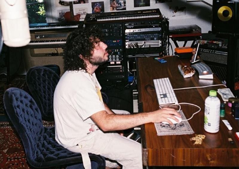 Benny Blanco in his studio