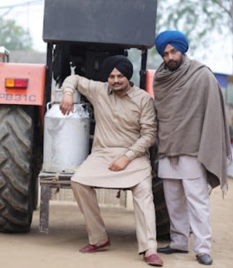 Bhaana Sidhu with Sidhu Moosewala