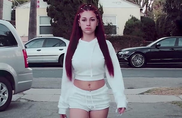 Bhad Bhabie in a still from the music video of the song These Heaux