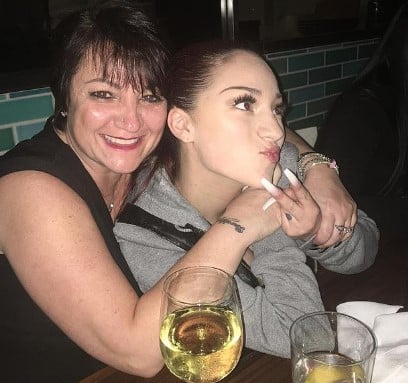 Bhad Bhabie while enjoying alcohol