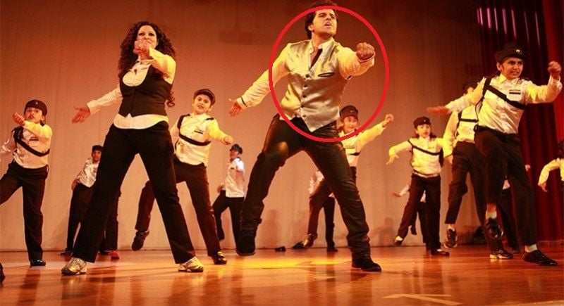 Bhakhtyar Irani performing at the TEE and BEE Dance Institute in Dubai