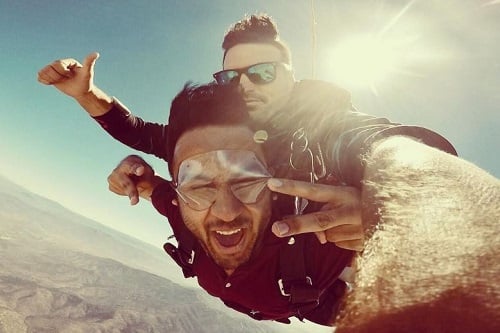 Bharat Subramaniam during his vacation