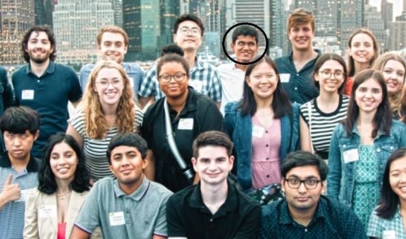 Bhavya Shah with the other fellows of the Lime Connect Fellowship Program