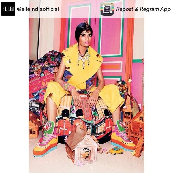 Bhumika Arora in Elle Magazine 2014