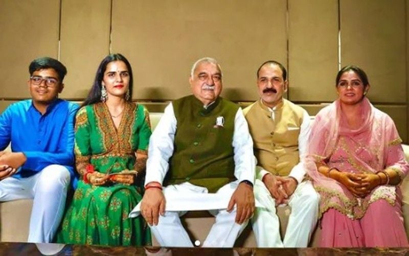 Bhupinder Singh Hooda at Ridhi Pannu