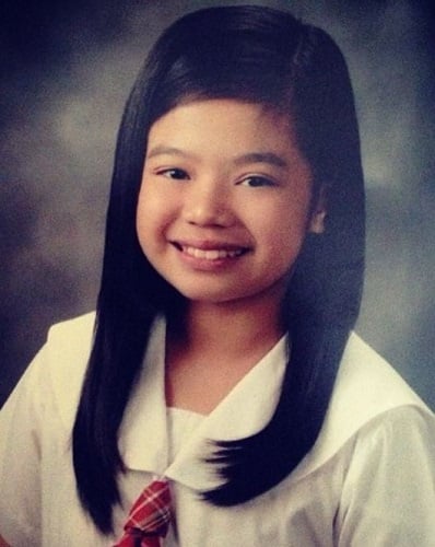 Bianca de Vera during her school days