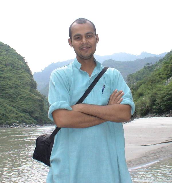 Bibhav Kumar when he was working as a journalist