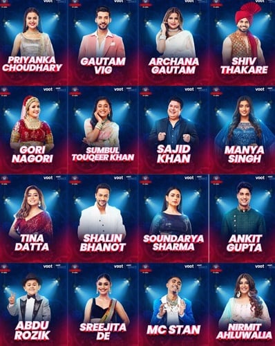 Bigg Boss 16 contestants