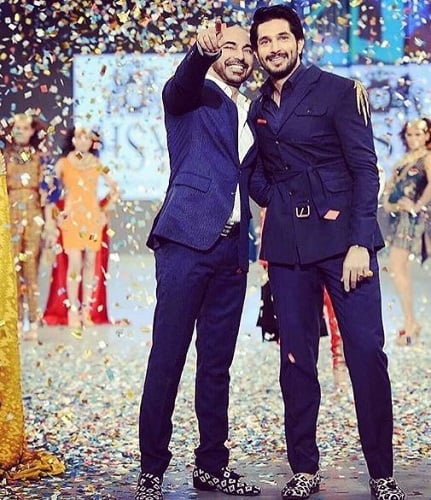 Bilal Ashraf in a fashion show