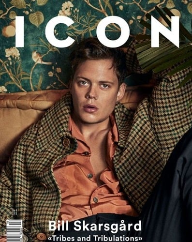 Bill Skarsgård featured on a magazine cover