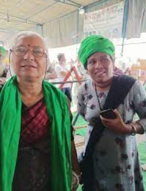 Bindu Ammini with Medha Patkar