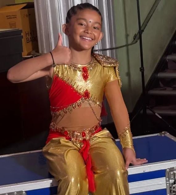 Binita Chetry during her appearance in Britain