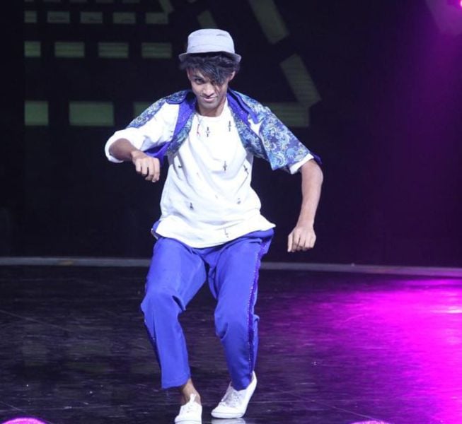 Bishal Paul in a still from the third season of the Hindi dance competition reality TV series titled