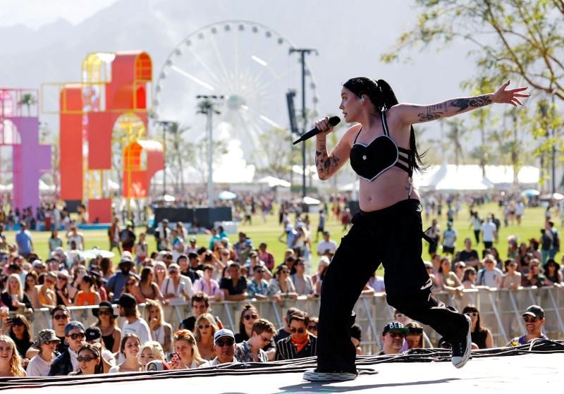 Bishop Briggs while performing at Coachella (2022)
