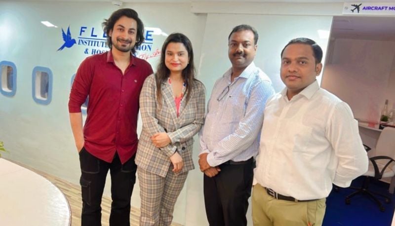 Bishwajit Ghosh with his team at My Fledge