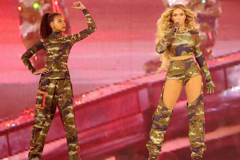 Blue Ivy Carter and Beyoncé on the 2023 Renaissance World Tour