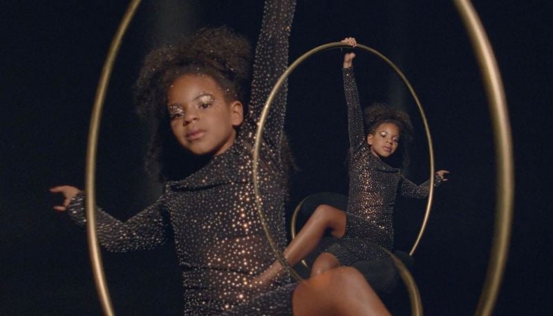 Blue Ivy Carter in a still from the musical film 