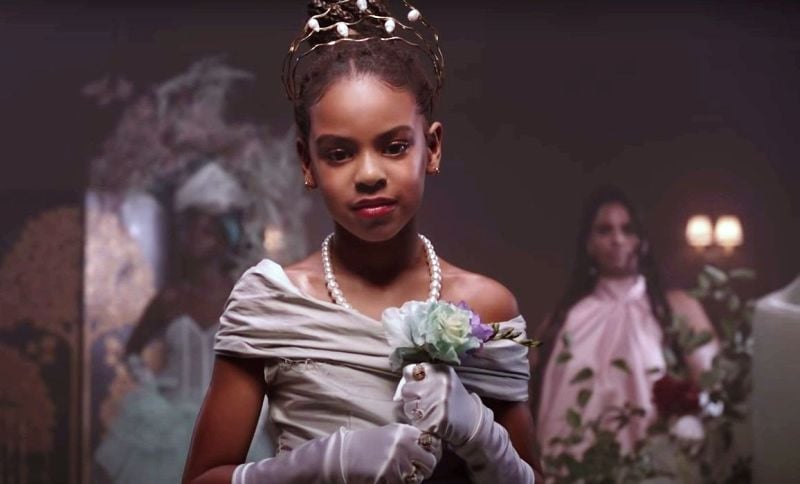 Blue Ivy Carter in a still from the song 