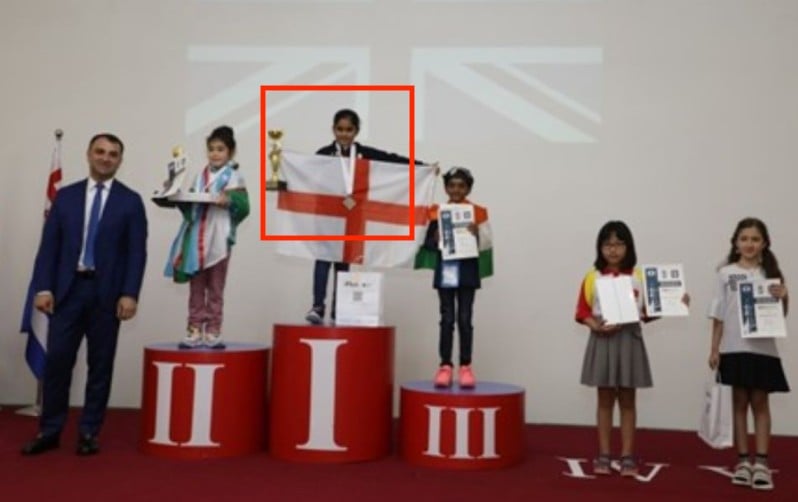 Bodhana Sivanandan at the European School Championships