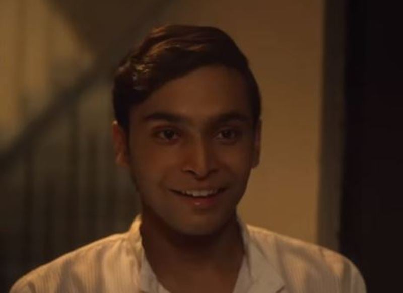 Bodhisattva Sharma in a still from the Bollywood film All India Rank (2024)