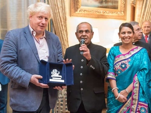 Boris Johnson at the Hinduja