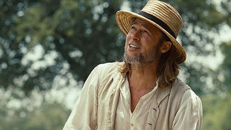 Brad Pitt in a still from 12 Years a Slave
