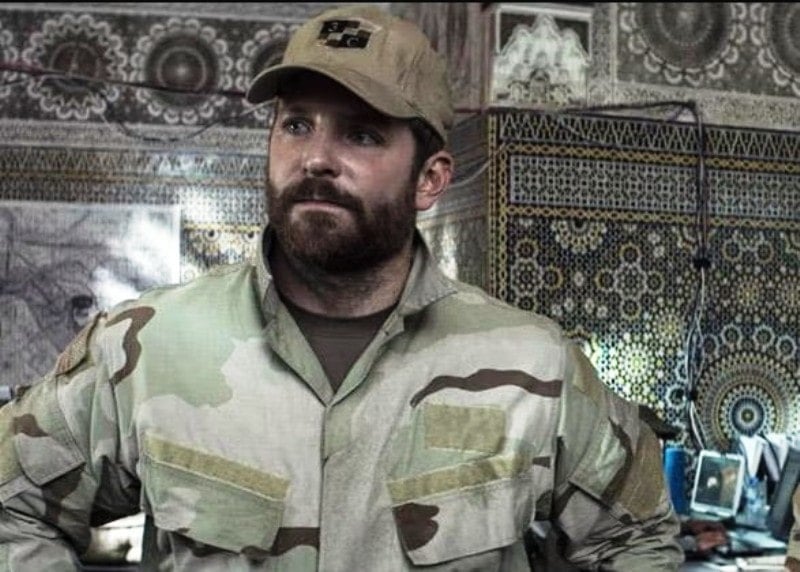 Bradley Cooper in a still from the 2014 Hollywood film American Sniper