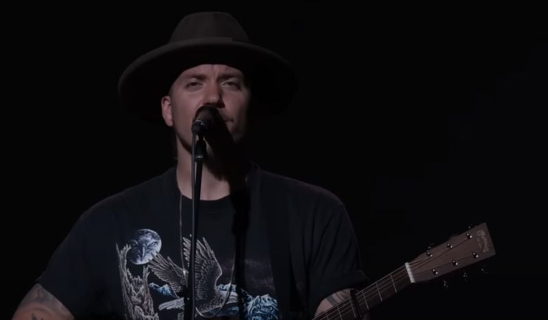 Brandon Lake in a still from his song titled 