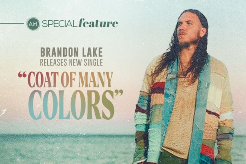 Brandon Lake on the cover of his album titled 