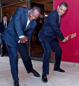 Brian Lara and Barack Obama