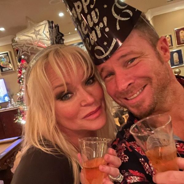 Brian Littrell and Leighanne Littrell while having alcohol