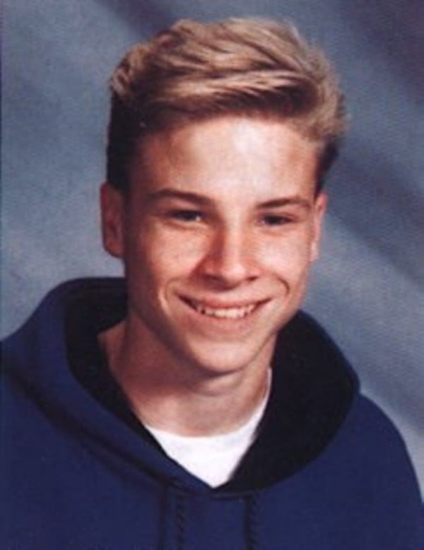 Brian Littrell during his high school days