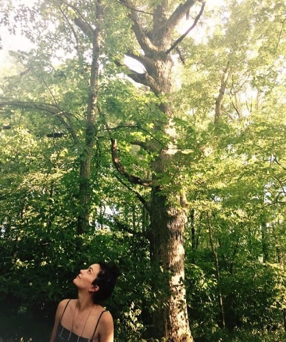 Britt Lower during her vacation