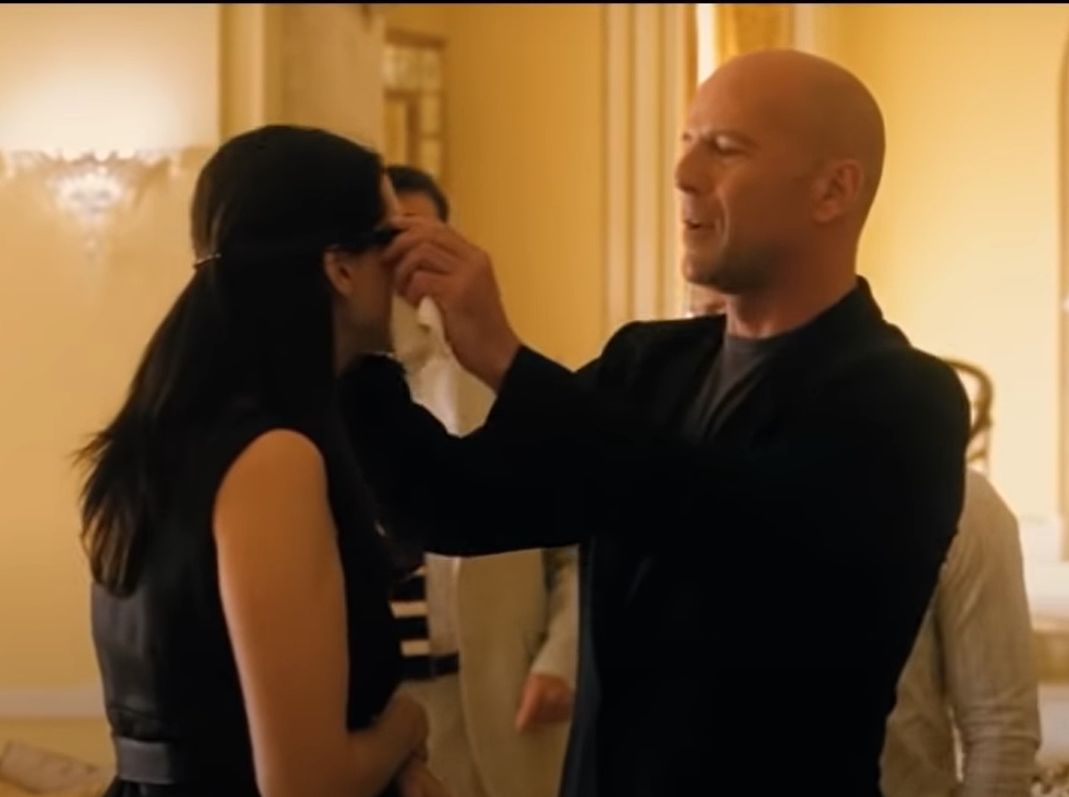 Bruce Willis in a scene from Ocean