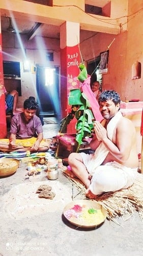 Bulloo Kumar during a pooja