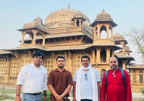 Bulloo Kumar during his vacation