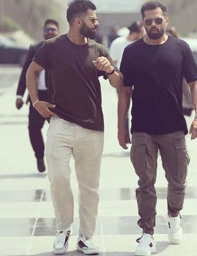 Bunty Sajdeh with Virat Kohli
