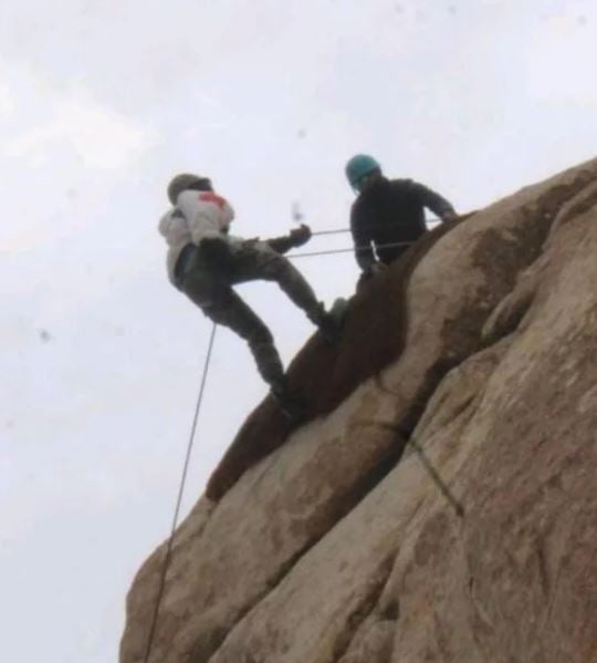 Captain Shiva Chauhan during her training session