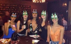 Carolina Moura Drinking Alcohol