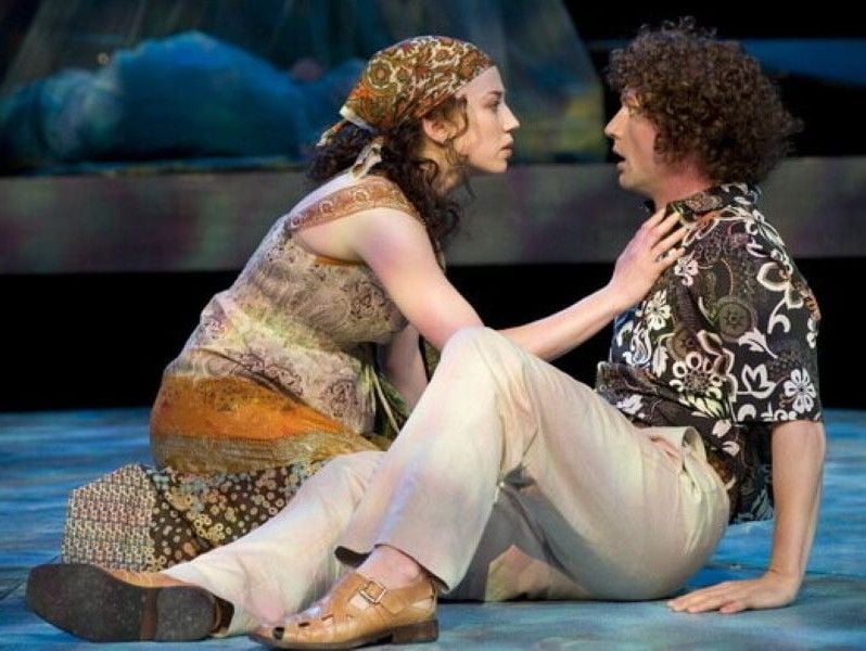 Carrie Coon in a still from the play, A Midsummer Night’s Dream