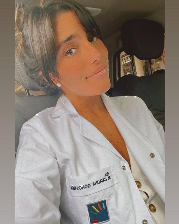 Catalina Gorostidi as a paediatrician