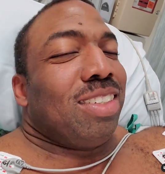 Cedric McMillan admitted in a hospital