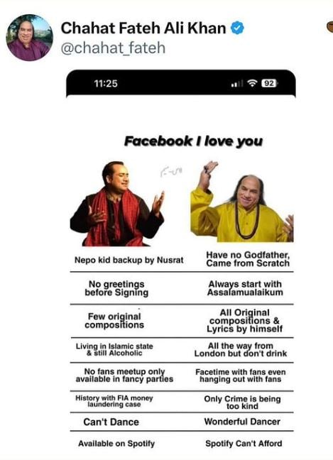Chahat Fateh Ali Khan