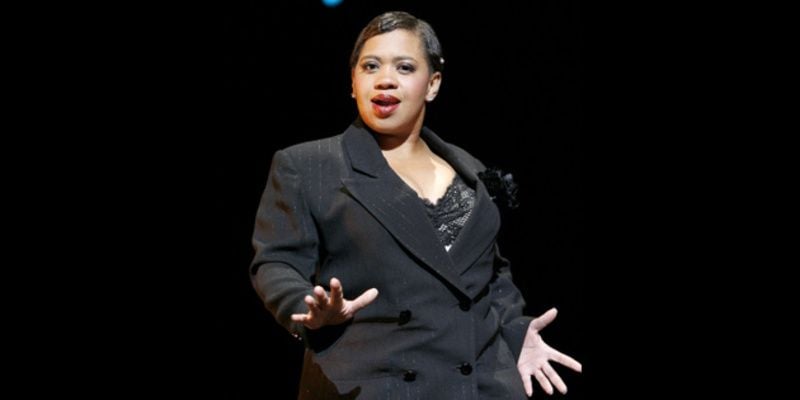 Chandra Wilson in a still from the American musical theatrical play titled 
