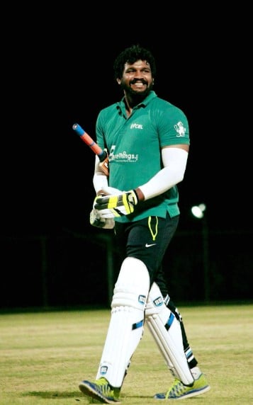 Chandrakanth while playing cricket
