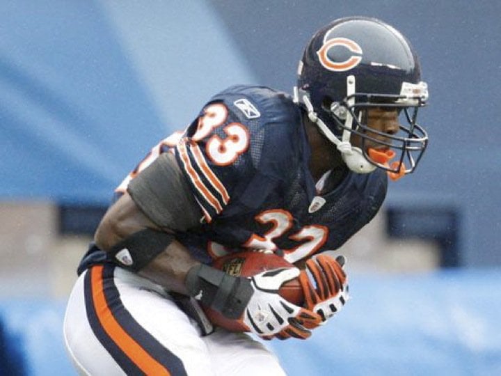 Charles Tillman playing for Chicago Bears