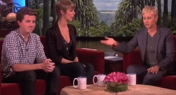 Charlie Puth and Emily Luther on The Ellen DeGeneres Show