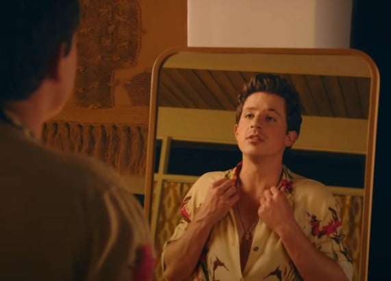 Charlie Puth in a still from the song 