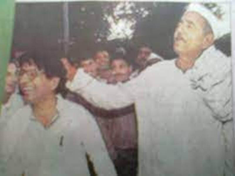 Chaudhary Ajit Singh with Mahendra Singh Tikait