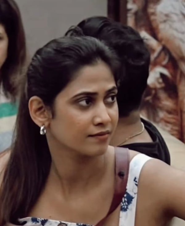 Yogita Chavan in a still from the Marathi reality show Bigg Boss (2024)